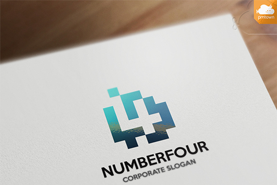 Number 4 in Logo Templates - product preview 8