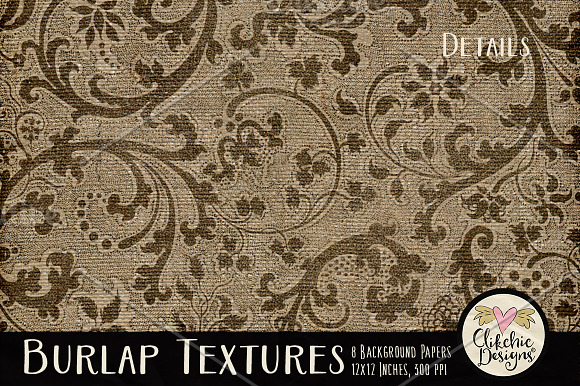 Burlap Texture Background Papers in Textures - product preview 2