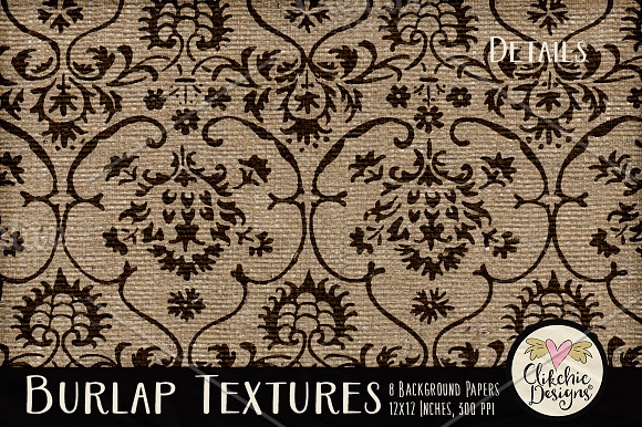 Burlap Texture Background Papers in Textures - product preview 4