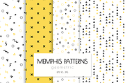 Memphis patterns geometric