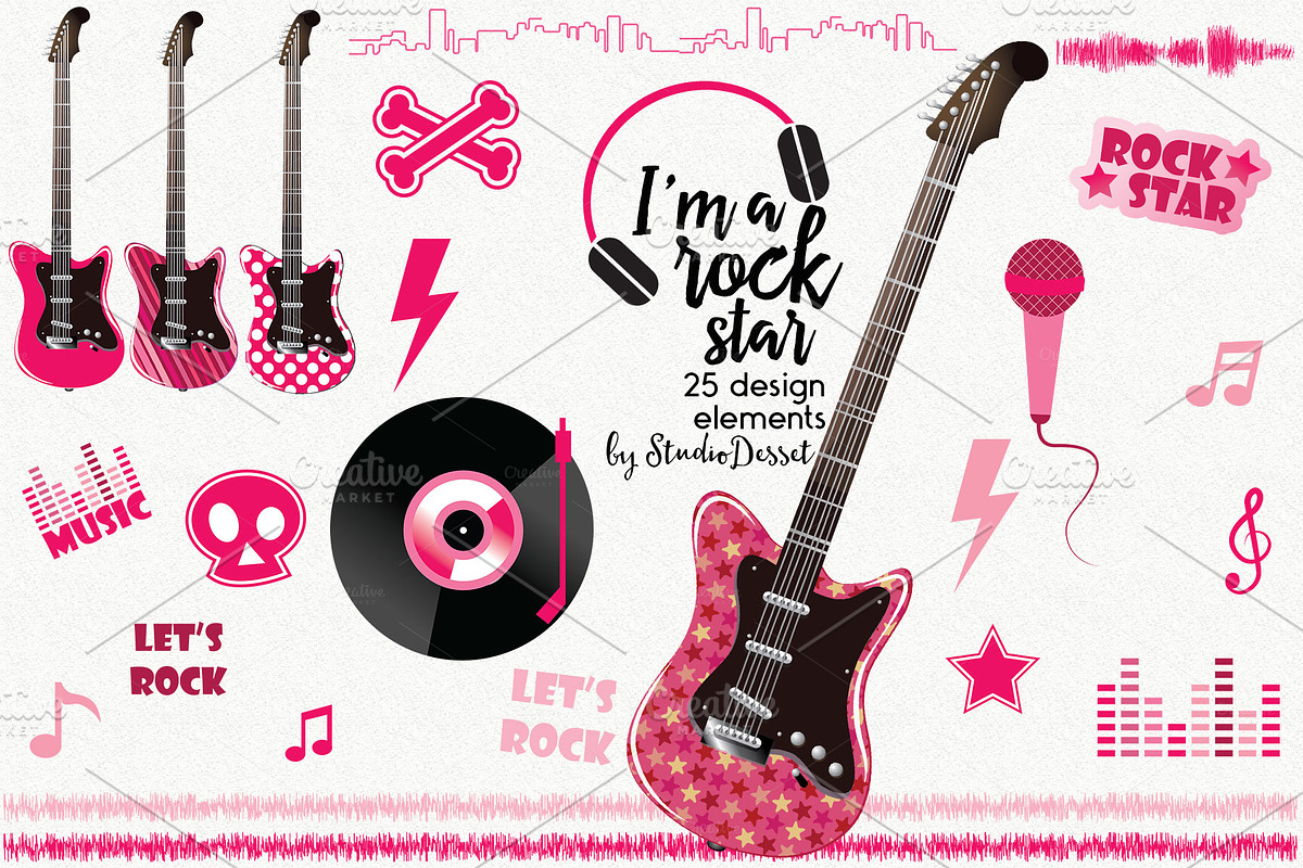 I'm a Rock Star in Illustrations - product preview 8