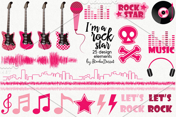 I'm a Rock Star in Illustrations - product preview 1