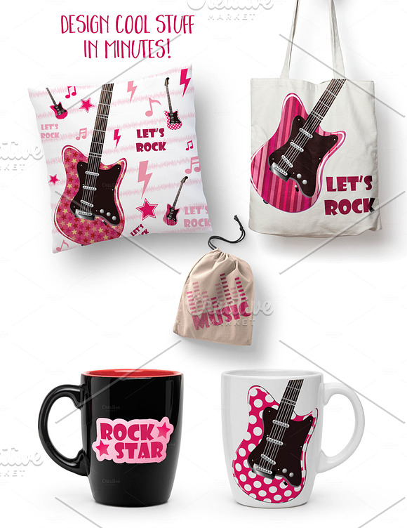 I'm a Rock Star in Illustrations - product preview 2