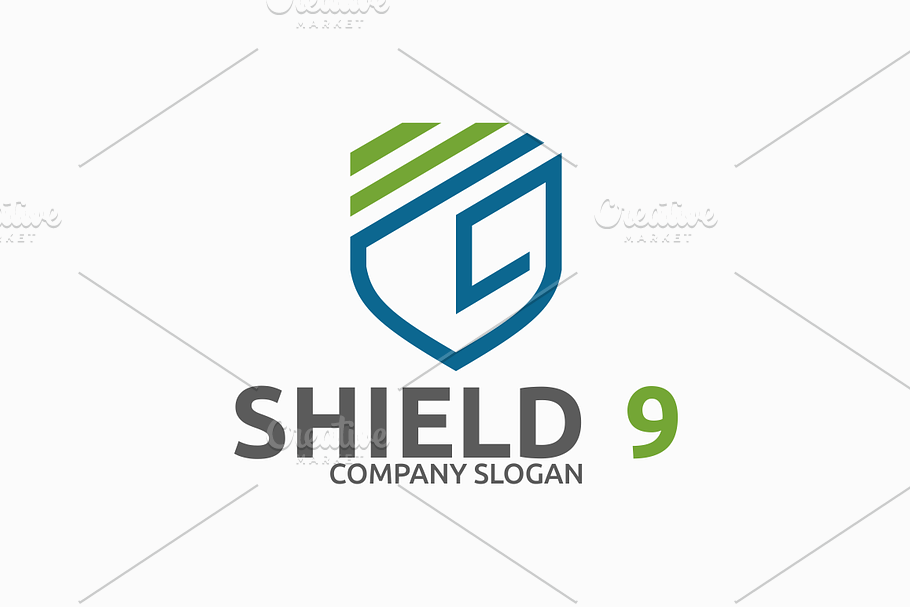 Shield 9 Logo in Logo Templates - product preview 8