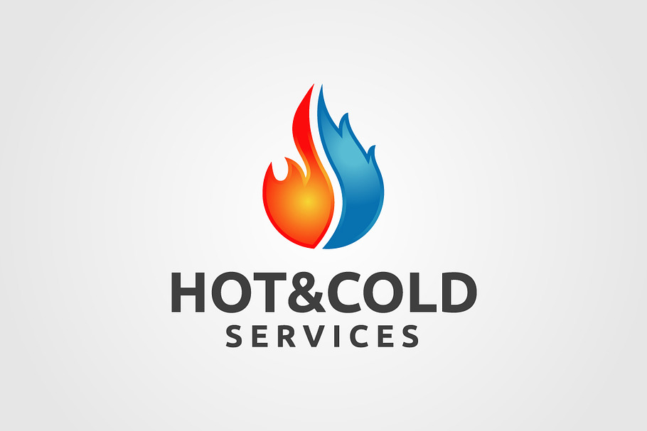Hot and Cold Services in Logo Templates - product preview 8