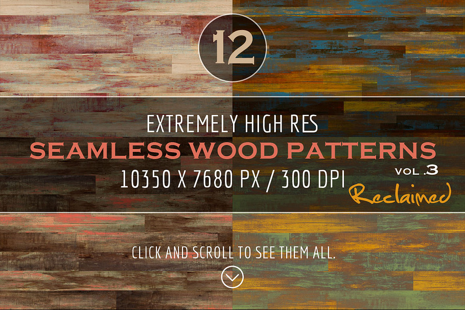 Extremely HR Wood Patterns vol. 3