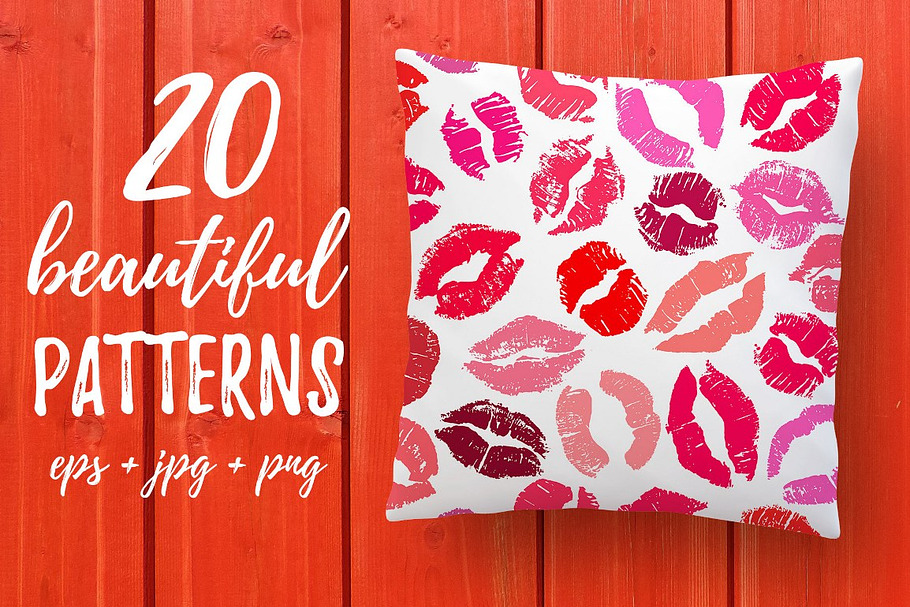 20 Lipstick Patterns in Patterns - product preview 8