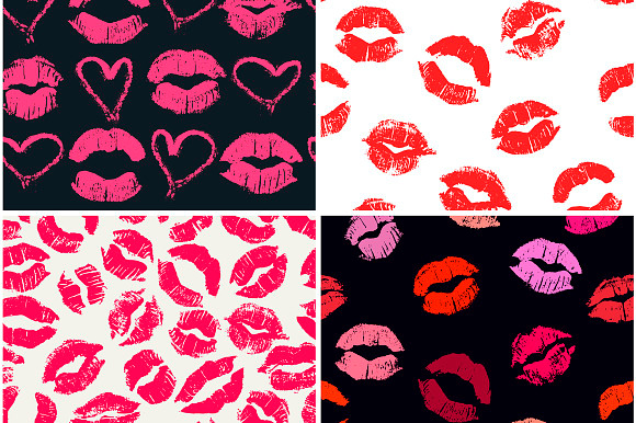 20 Lipstick Patterns in Patterns - product preview 4