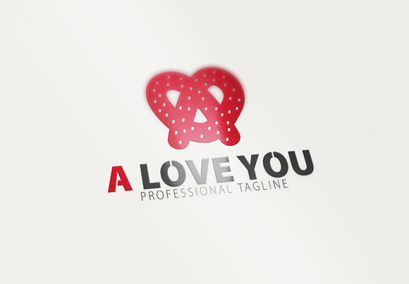 A Letter Logo / I love you in Logo Templates - product preview 1