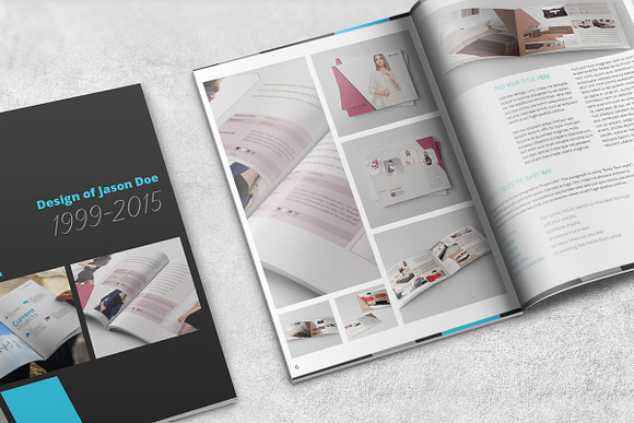 Portfolio - Artbook for Indesign in Templates - product preview 4