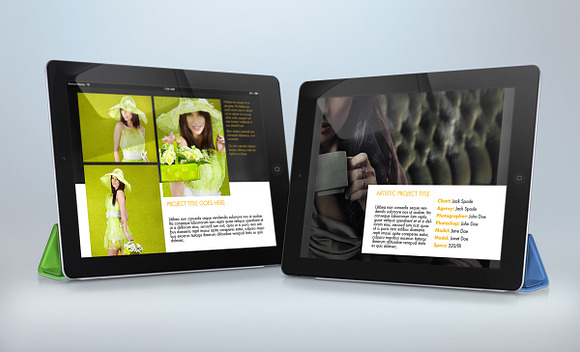 iPad Portfolio for Indesign in Templates - product preview 1