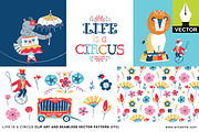 Life is a Circus: Vector Art