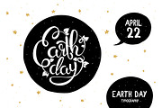 Earth Day lettering