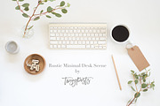 Styled Stock Photo | Rustic Desk 