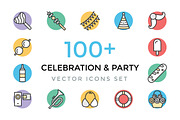 100+ Celebration and Party Icons 