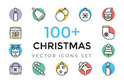 100+ Christmas Vector Icons 