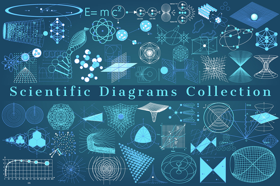 SCIENTIFIC Diagrams Collection in Objects - product preview 8