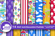 Hot Air Balloon Papers AMB-1254