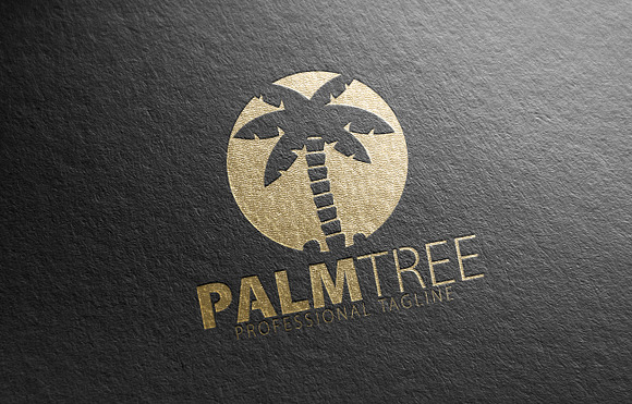 Palm Tree Logo in Logo Templates - product preview 2