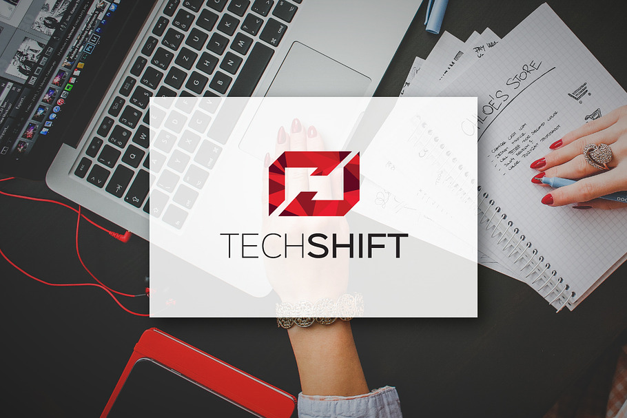 TechShift - Logo Design in Logo Templates - product preview 8