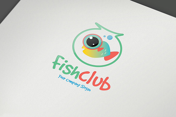 Fish Club in Logo Templates - product preview 2