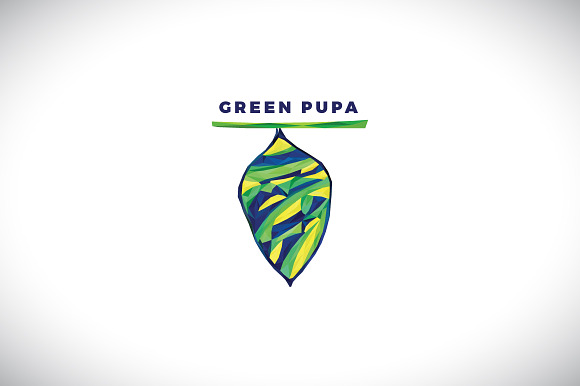 Green Pupa - Logo Design in Logo Templates - product preview 1