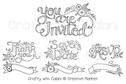 Wedding Invitation Calligraphy