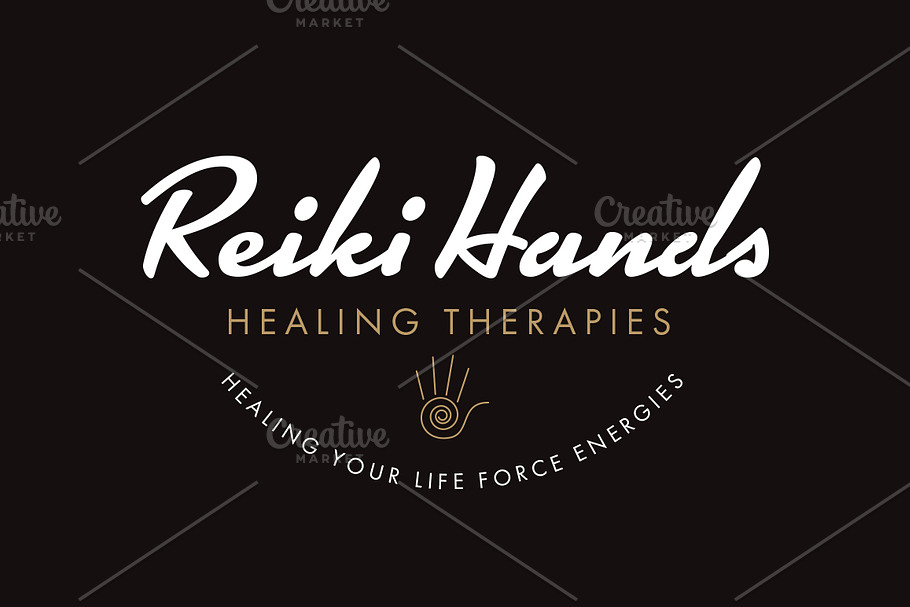 Reiki Hands Logo in Logo Templates - product preview 8