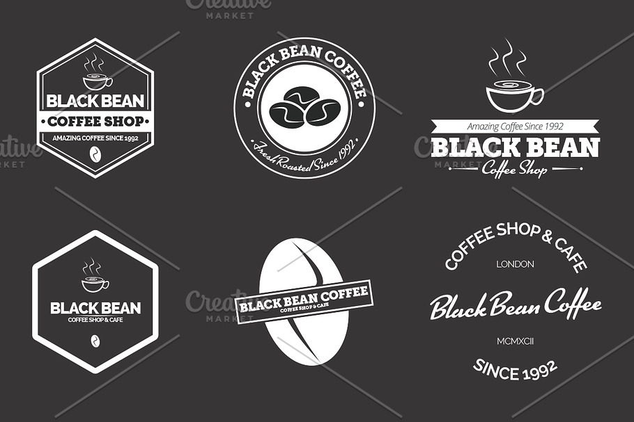 6 Coffee Shop Logos in Logo Templates - product preview 8