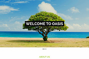Oasis: One Page HTML Template