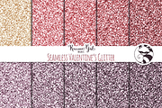 Seamless Valentines Glitter