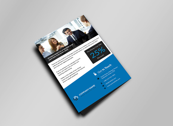 Bi-Fold Business Brochure Template in Brochure Templates - product preview 3