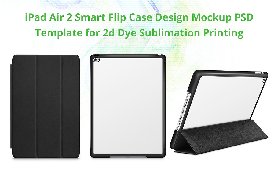 iPad Air 2 Smart Flip Case Mockup