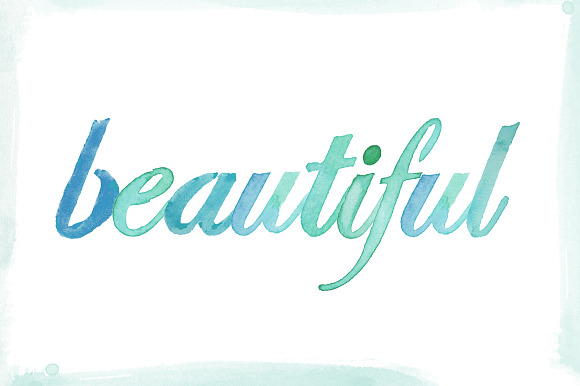 Watercolor Alphabet, Painted Letters in Illustrations - product preview 1