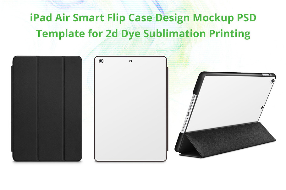 iPad Air Smart Flip Case Mockup