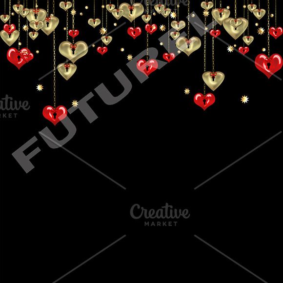 SALE Clipart Color confetti Heart  in Textures - product preview 1