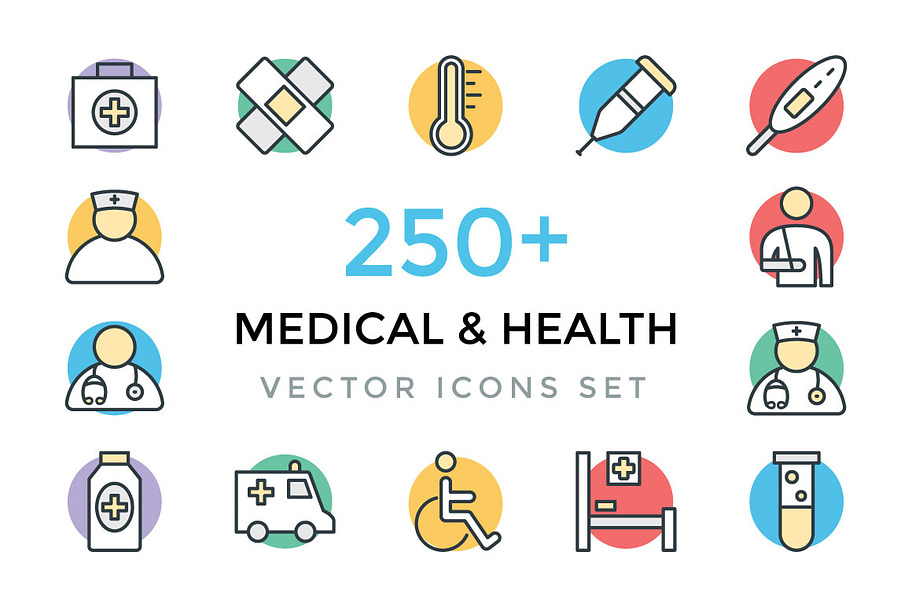 250+ Medical and Health Vector Icons in Health Icons - product preview 8