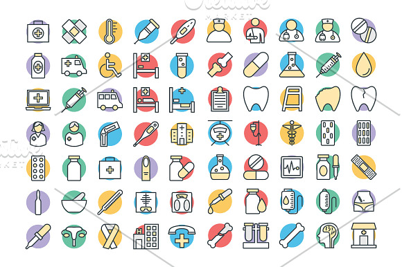 250+ Medical and Health Vector Icons in Health Icons - product preview 1