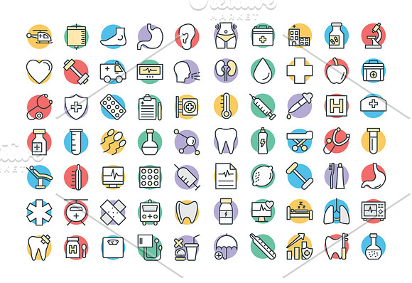 250+ Medical and Health Vector Icons in Health Icons - product preview 3
