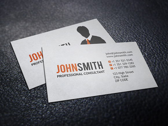 Professional Executive Business Card in Business Card Templates - product preview 1