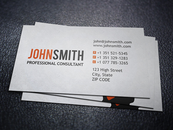 Professional Executive Business Card in Business Card Templates - product preview 2