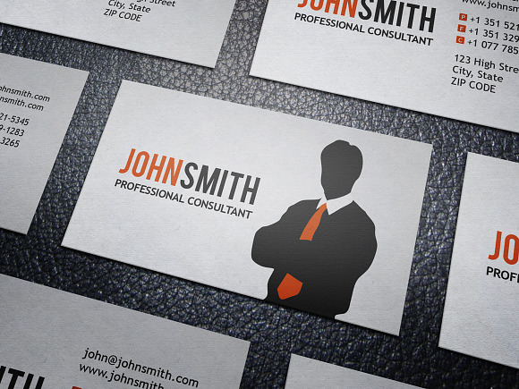 Professional Executive Business Card in Business Card Templates - product preview 3