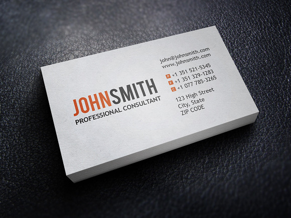 Professional Executive Business Card in Business Card Templates - product preview 4