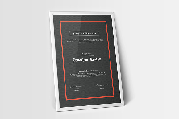 Multipurpose Certificate 03 in Stationery Templates - product preview 4