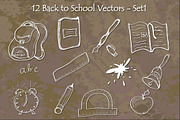 Back to School Vectors - Set1