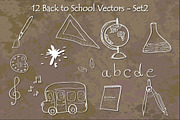 Back to School Vectors - Set2
