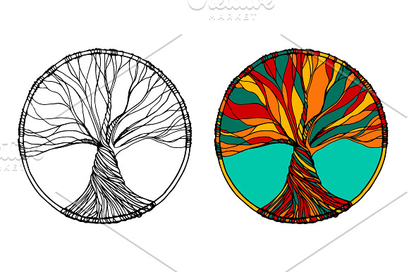 Tree of life. Vector in Illustrations - product preview 1