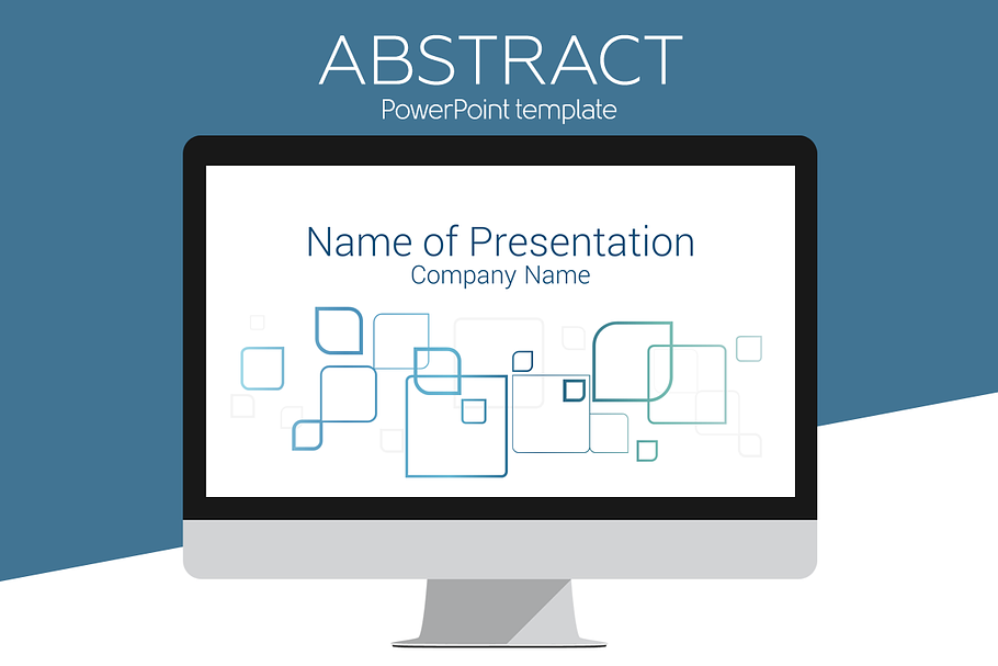 Abstract PowerPoint Template in Presentation Templates - product preview 8
