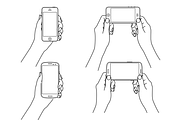Hands & Devices Illustration Bundle