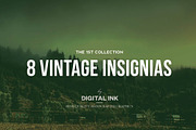 8 Vintage Insignias - Collection n°1